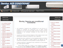 Tablet Screenshot of constantaserviceaerconditionat.ro